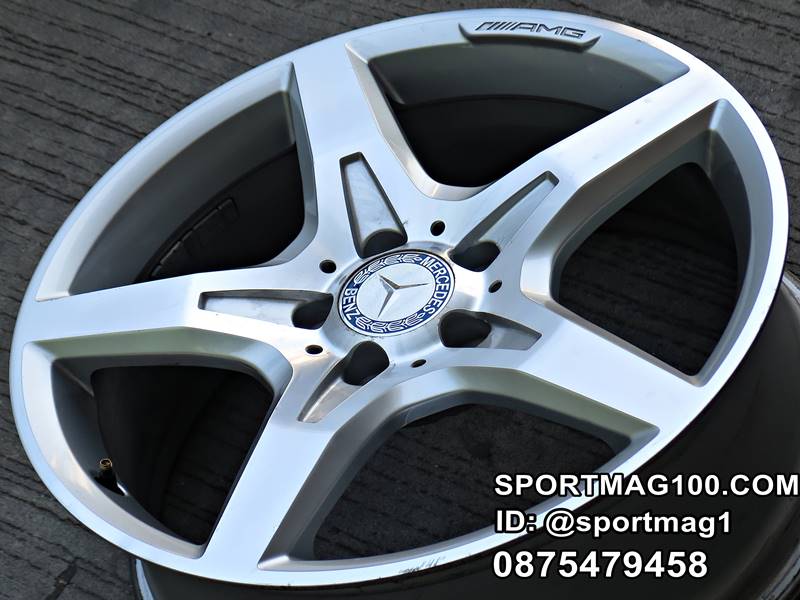 ล้อแม็กมือสองแท้ AMG SLK172 5รู112 ซิลเวอร์ et42 F7.5 F8.5-18นิ้ว(ลาดพร้าว) ล้อแม็ก ล้อแม็กมือสองแท้ AMG SLK172 5รู112 ซิลเวอร์ et42 F7.5 F8.5-18นิ้ว(ลาดพร้าว)