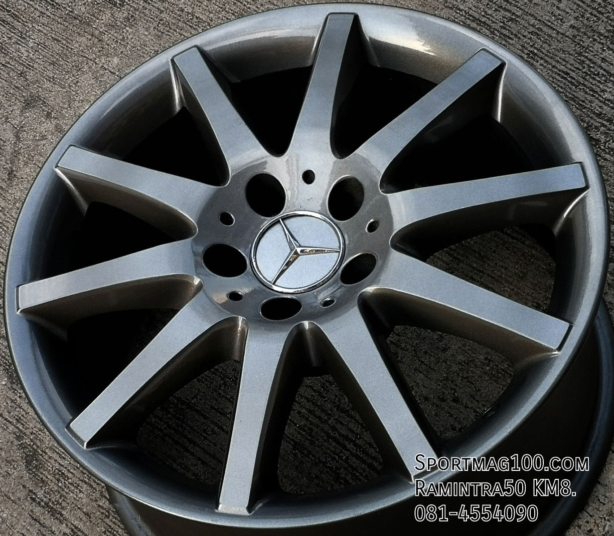 แม็กซ์มือสองห้าง Benz S10 5รู112 ET36-30 กันเมทาลิก F7.5 R8.5-17นิ้ว(ลาดพร้าว) ล้อแม็ก แม็กซ์มือสองห้าง Benz S10 5รู112 ET36-30 กันเมทาลิก F7.5 R8.5-17นิ้ว(ลาดพร้าว)