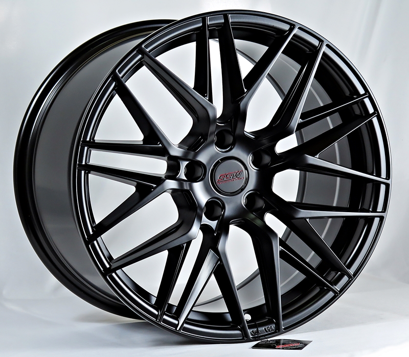 ล้อแม็ก ล้อแม็กใหม่ Vorsteiner S348 5รู114 ดำด้าน 8.5-18นิ้ว