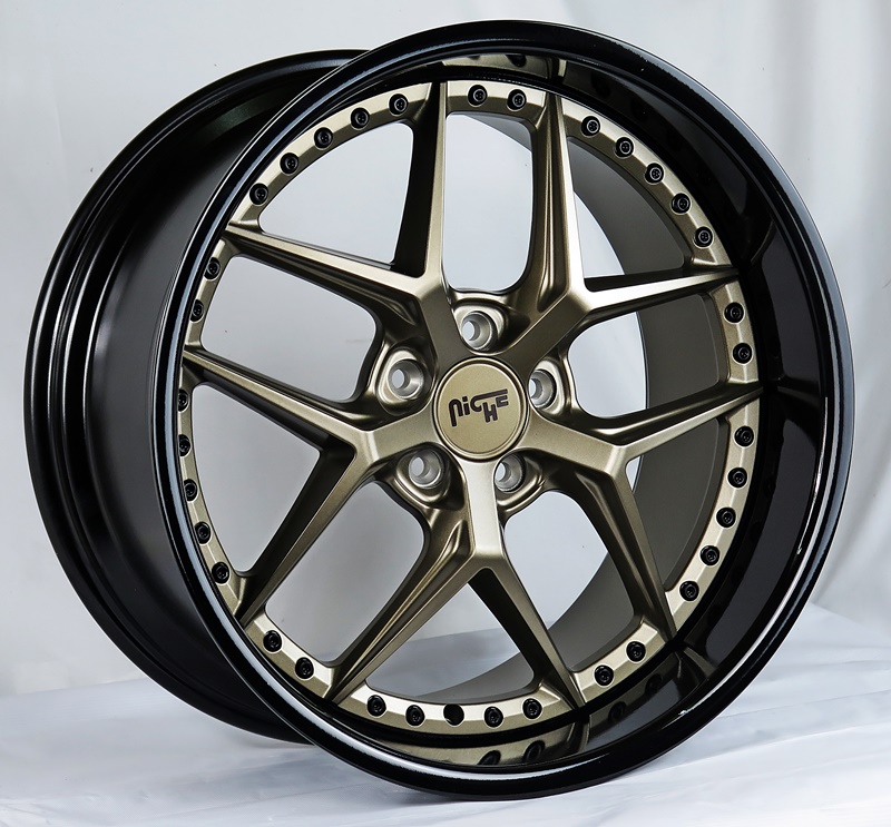 ล้อแม็กแท้ USA Niche VICE 5รู112 ทองขอบดำ ET42-48 F8.5 R9.5-19นิ้ว ล้อแม็ก ล้อแม็กแท้ USA Niche VICE 5รู112 ทองขอบดำ ET42-48 F8.5 R9.5-19นิ้ว