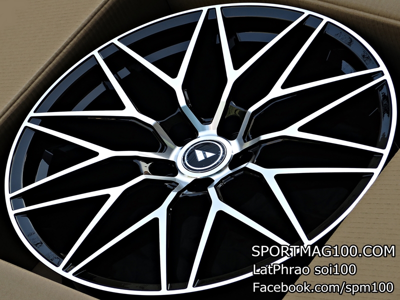 ล้อแม็ก ล้อแม็กใหม่ Vorsteiner MF1310 5รู112 ดำหน้าเงา 8.5-19นิ้ว