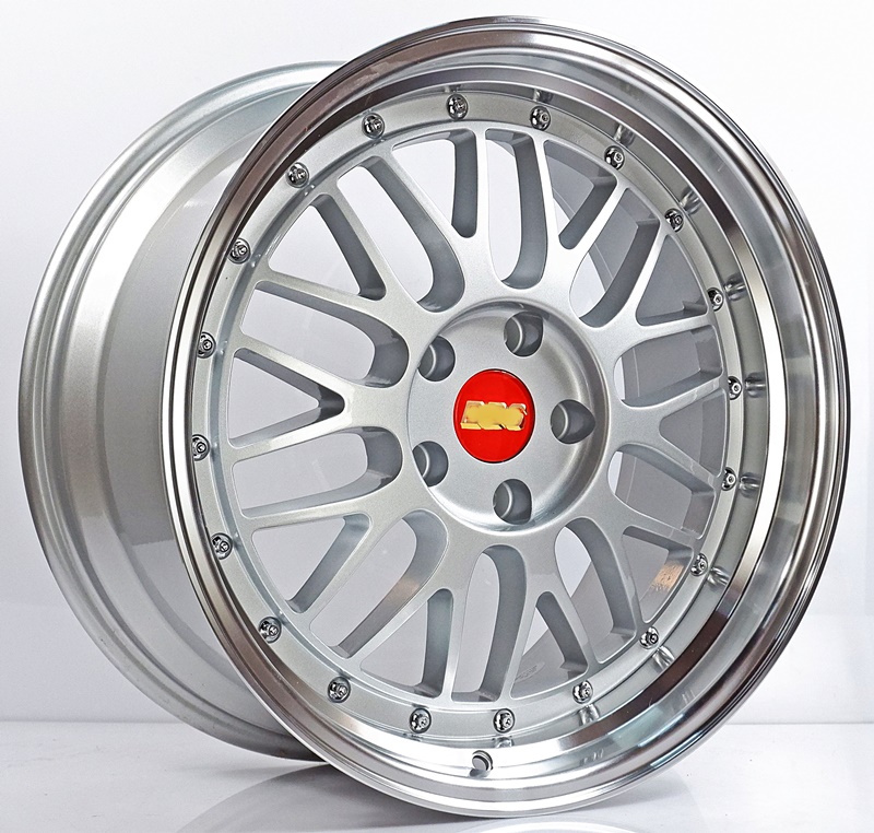 ล้อแม็ก แม็กซ์ใหม่ BBS LM 5รู112 ET35 ไฮเปอร์ซิลเวอร์ F8 R9-18นิ้ว