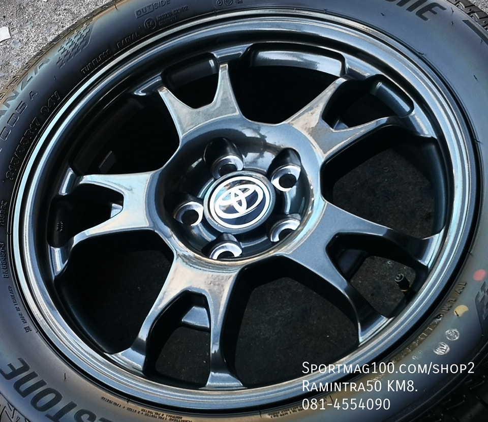 ล้อแม็กป้ายแดง Toyota Zedtion 5รู114 กันเมทาลิก 6.5-17นิ้ว(รามอินทรา) ล้อแม็ก ล้อแม็กป้ายแดง Toyota Zedtion 5รู114 กันเมทาลิก 6.5-17นิ้ว(รามอินทรา)