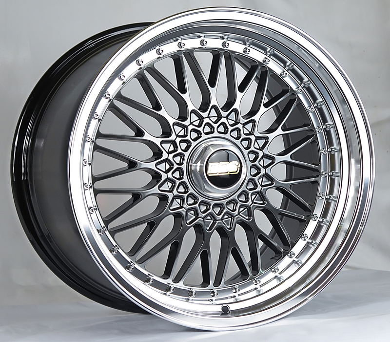 ล้อแม็ก ล้อแม็กใหม่พรีเมียม FlowForming BRS RS 5รู112 ET35-40 ไฮเปอร์ดาร์ค F8.5 R9.5-19นิ้ว