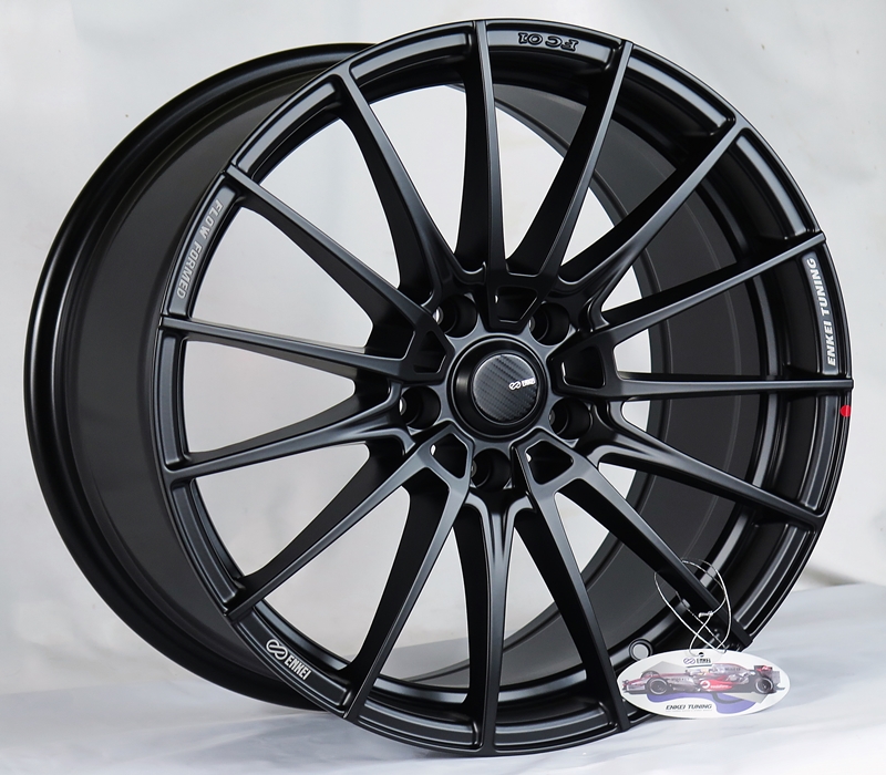 ล้อแม็กใหม่แท้ Flowforming Enkei FC01 5รู114 ดำด้าน 8.5-18นิ้ว ล้อแม็ก ล้อแม็กใหม่แท้ Flowforming Enkei FC01 5รู114 ดำด้าน 8.5-18นิ้ว