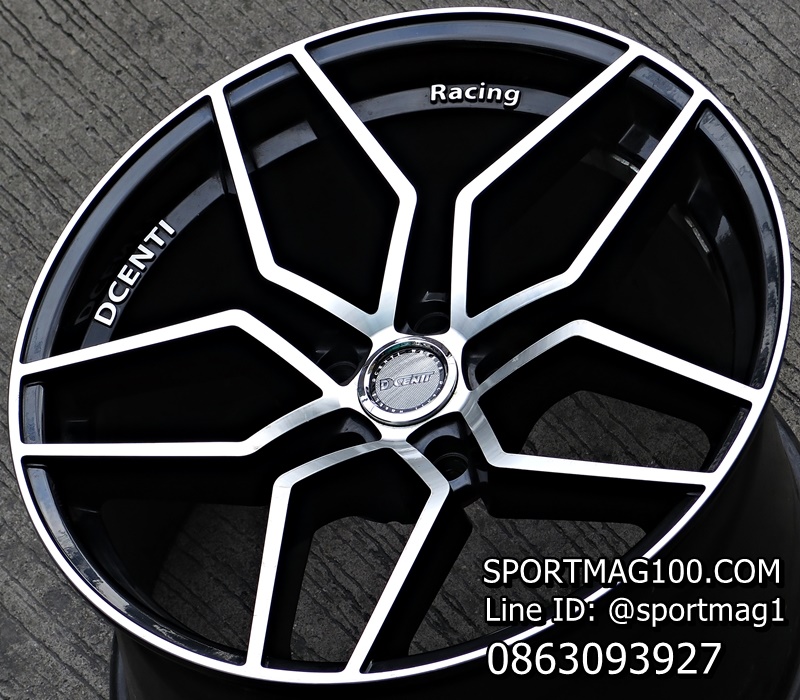 ล้อแม็ก ล้อแม็กมือสอง Dcenti Racing 5รู114 ดำหน้าเงา F8 R9-18นิ้ว(ลาดพร้าว)