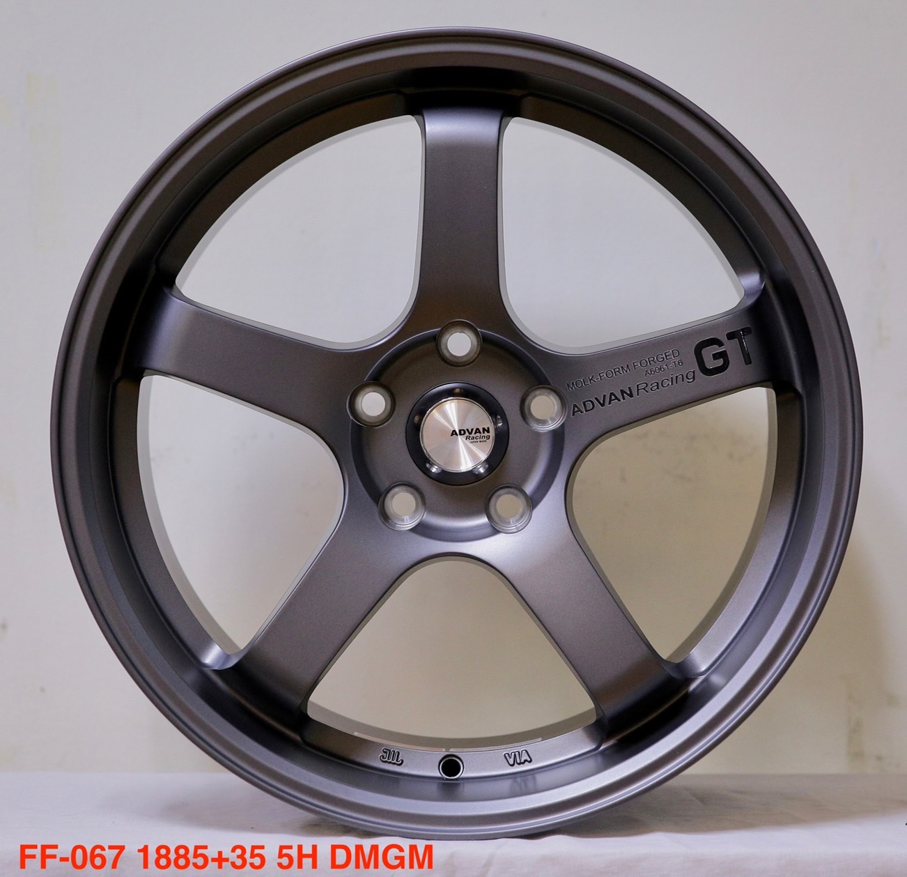 ล้อแม็ก ล้อแม็กใหม่ FlowForming Advan FF067 5รู114 ET35 กันด้าน 8.5-18นิ้ว 