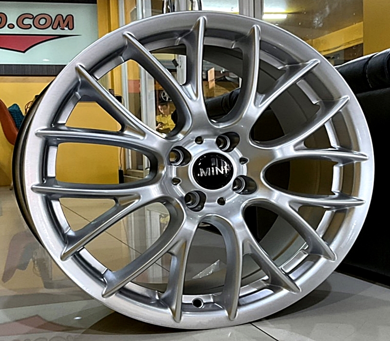 ล้อแม็กใหม่ MINI Cooper Work 4รู100 ซิลเวอร์ 7-17นิ้ว ล้อแม็ก ล้อแม็กใหม่ MINI Cooper Work 4รู100 ซิลเวอร์ 7-17นิ้ว