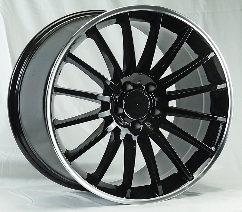 ล้อแม็ก ล้อแม็กซ์ใหม่ Style5 5รู112 ET42-44 ดำด้านขอบเงา สำหรับBenz รุ่นใหม่ F8.5 R9.5-19นิ้ว