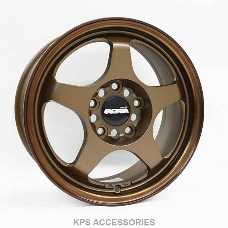 ล้อแม็ก ล้อแม็กใหม่ FlowForming Rota Spoon 5รู114 ET35 ทองแดง 7-15นิ้ว 
