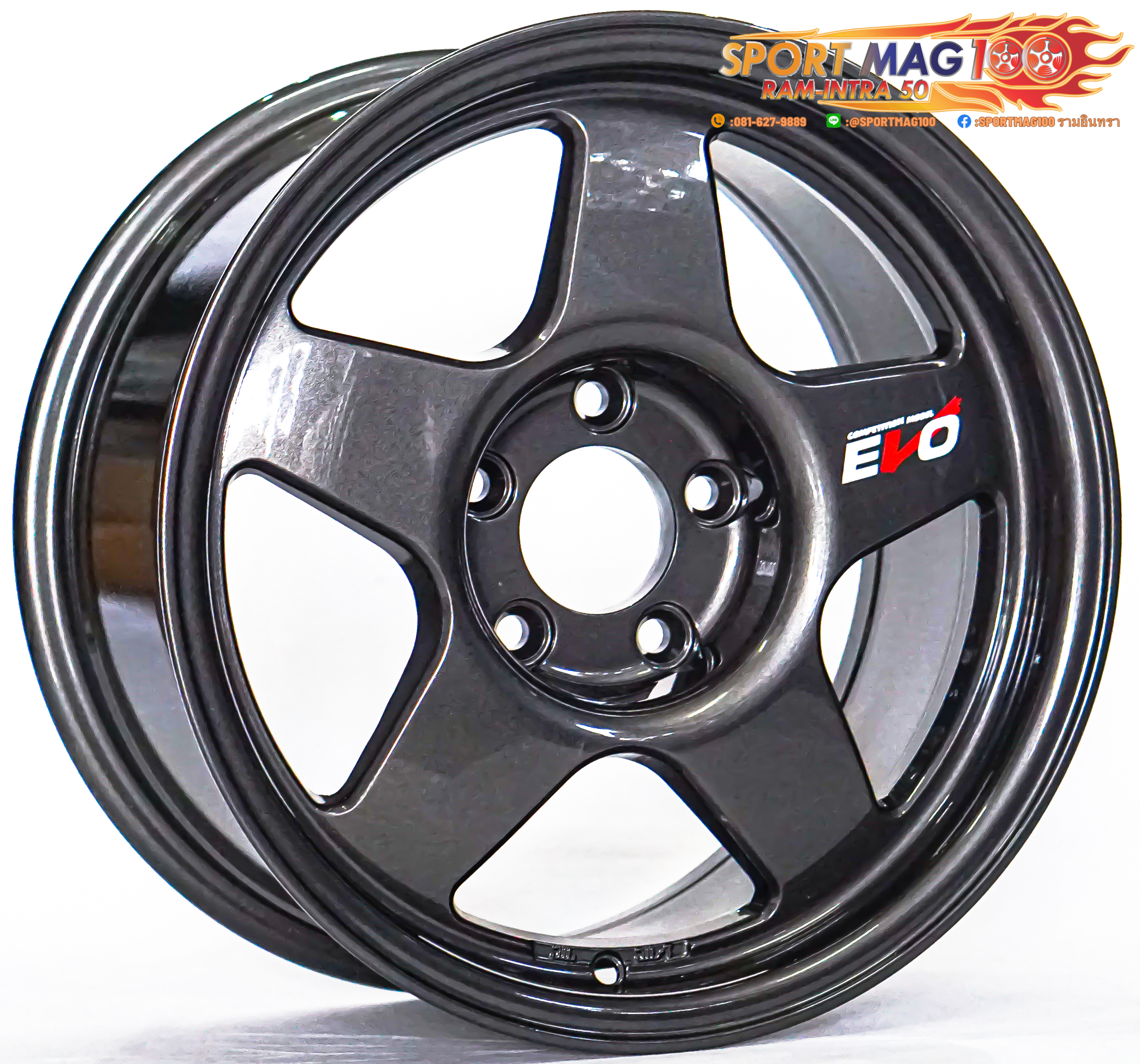 ล้อแม็ก ล้อแม็กใหม่ Kspeed EVO 5รู114 ET20 สีกันเมทาลิก 8-16นิ้ว(สำหรับ SUV แต่ง4x4) 
