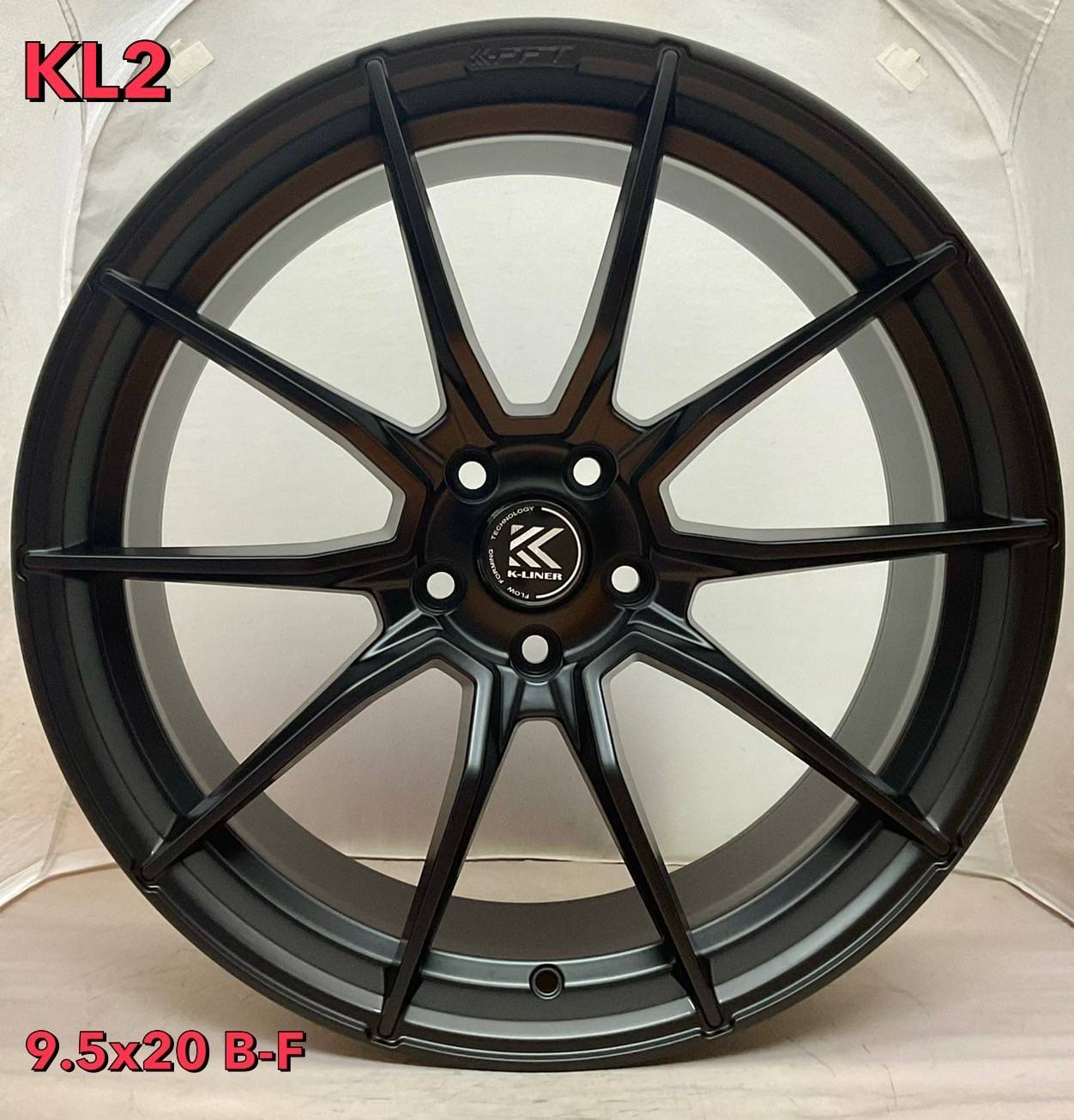 ล้อแม็กใหม่ K-Liner Kl2 5รู114 ET35-40 ดำด้าน F8.5 R9.5-20นิ้ว ล้อแม็ก ล้อแม็กใหม่ K-Liner Kl2 5รู114 ET35-40 ดำด้าน F8.5 R9.5-20นิ้ว