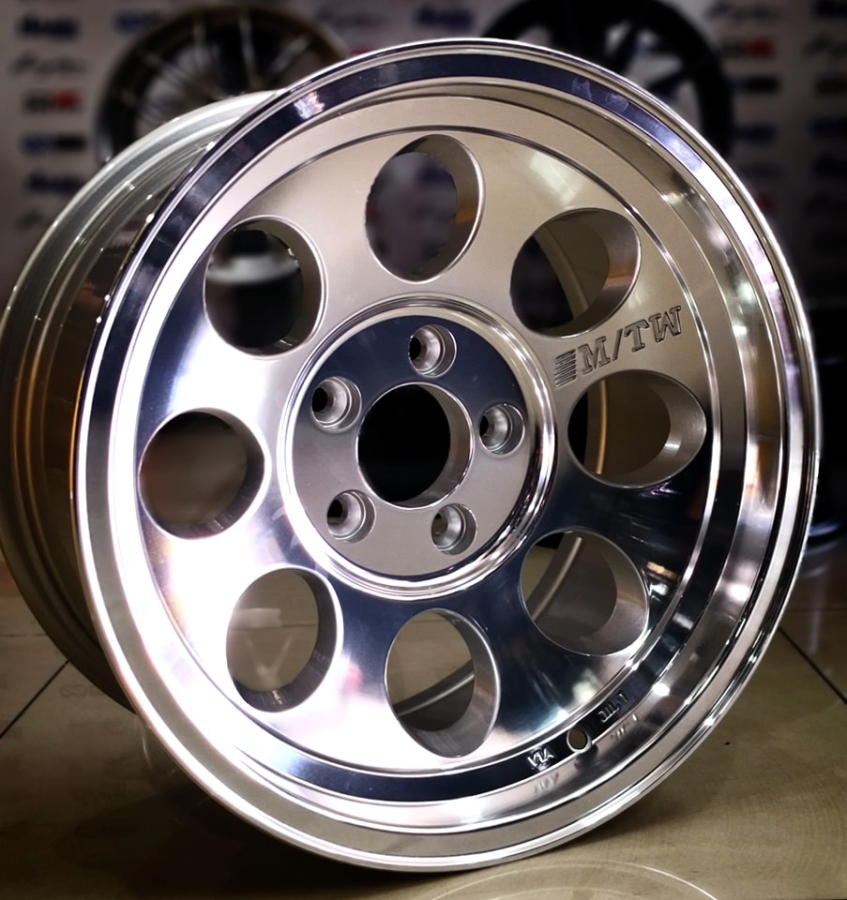 ล้อแม็ก ล้อแม็กใหม่ Michey-MTW 5รู114 ET-10 ซิลเวอร์หน้ากระจก 8-16นิ้ว(สำหรับรถ SUV แต่ง 4x4)