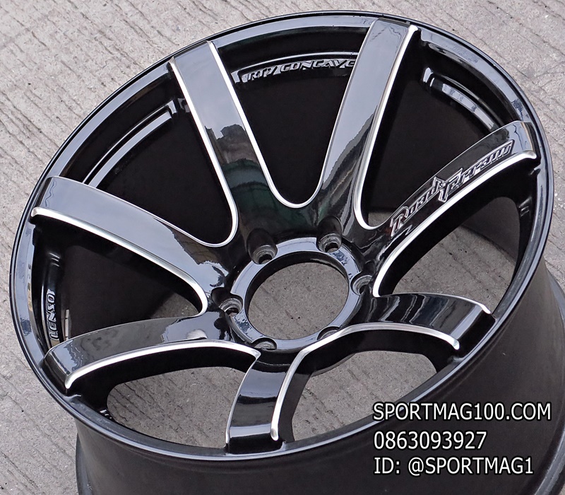 ล้อแม็ก ล้อแม็กมือสองแท้ LENSO RTC 6รู139 ดำเงามิลลิ่ง 9-20นิ้ว(ลาดพร้าว)