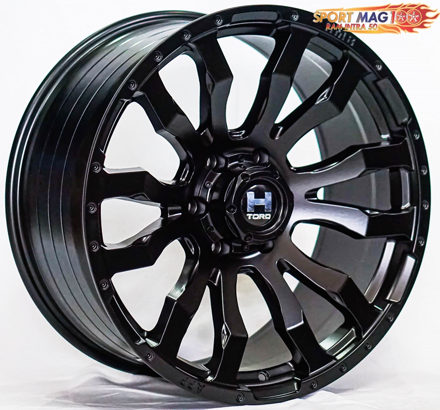 ล้อแม็ก ล้อแม็กใหม่ Hammer Blitz HM8 6รู139 ET20 ดำด้าน 9.5-20นิ้ว