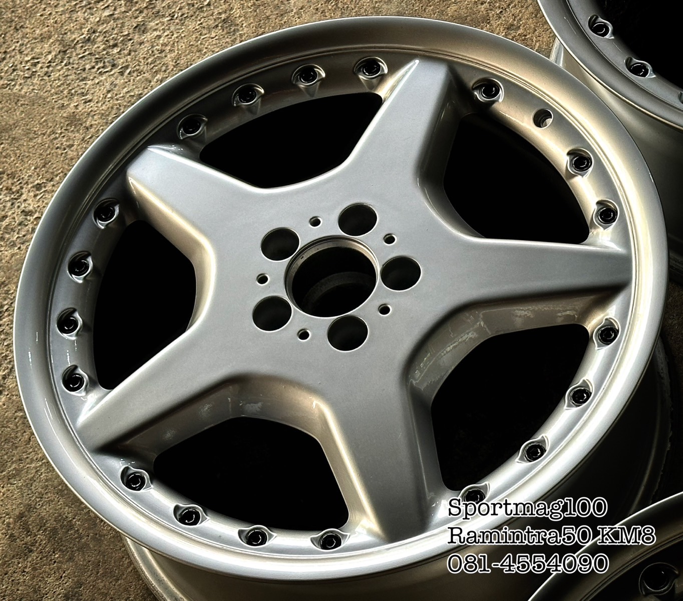 ล้อแม็กนอกลาย AMG ST2 5รู112 ET35 ซิลเวอร์ 8.5-19นิ้ว(รามอินทรา) ล้อแม็ก ล้อแม็กนอกลาย AMG ST2 5รู112 ET35 ซิลเวอร์ 8.5-19นิ้ว(รามอินทรา)