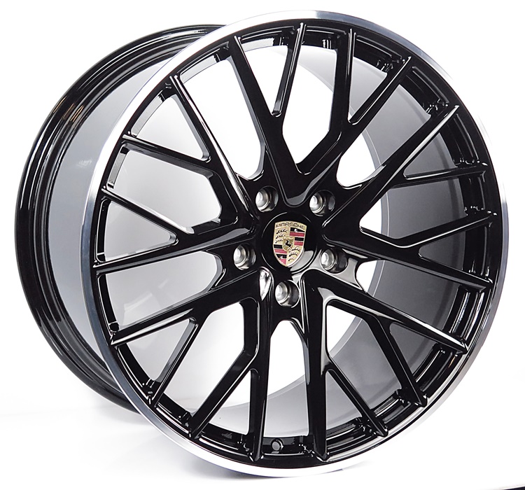 ล้อแม็ก ล้อแม็กเบาสุดFORGED Porshe D21503 5รู130 ดำขอบเงา ET66-65 F9.5 R11-21นิ้ว