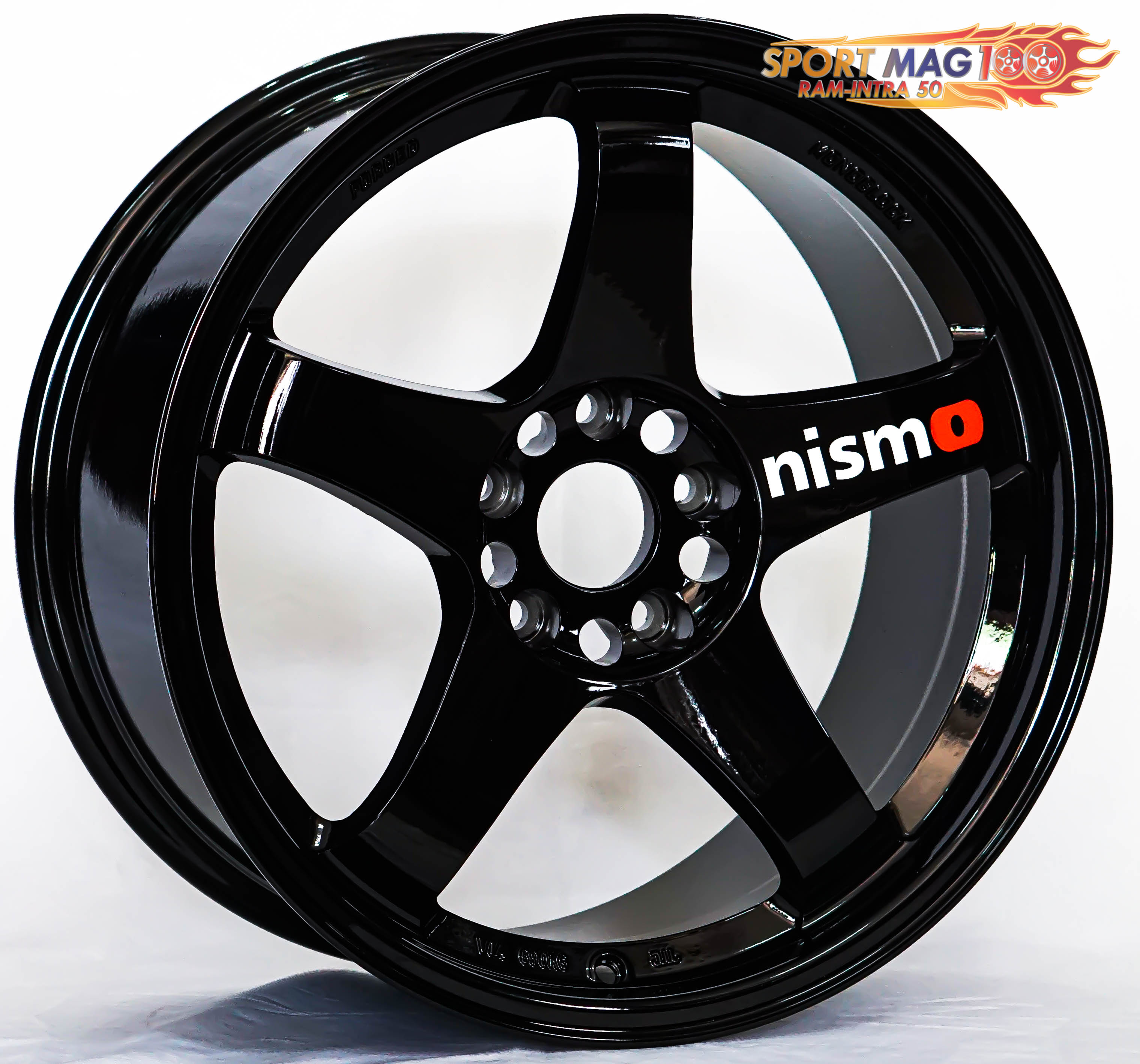 ล้อแม็กใหม่ลาย NISMO GT5 5รู114 ET25 สีดำแวว 9-18นิ้ว ล้อแม็ก ล้อแม็กใหม่ลาย NISMO GT5 5รู114 ET25 สีดำแวว 9-18นิ้ว