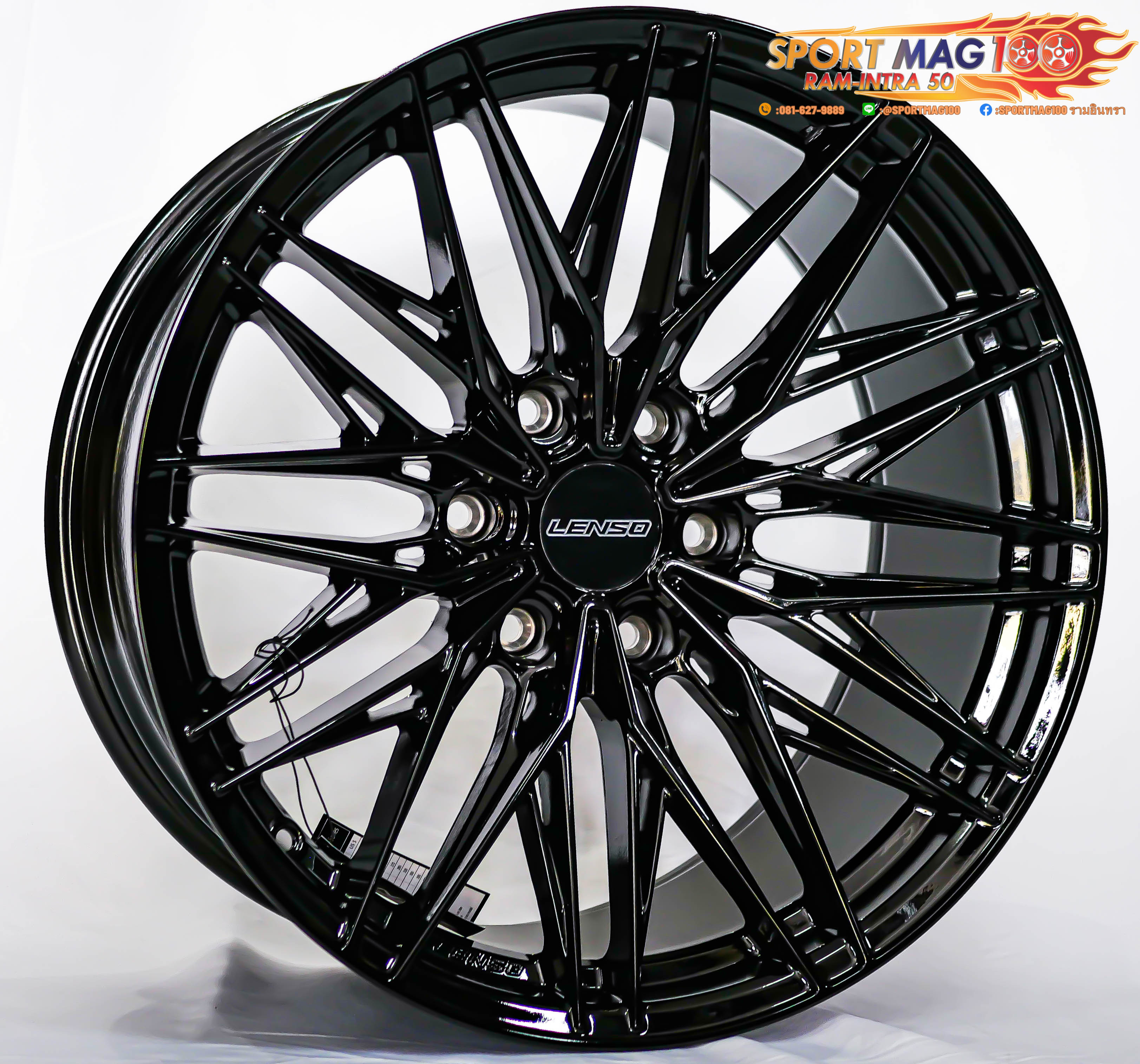 ล้อแม็ก ล้อแม็กใหม่ Lenso Jager JAY Yeti 6รู139 ET15 ดำแวว 9.5-20นิ้ว