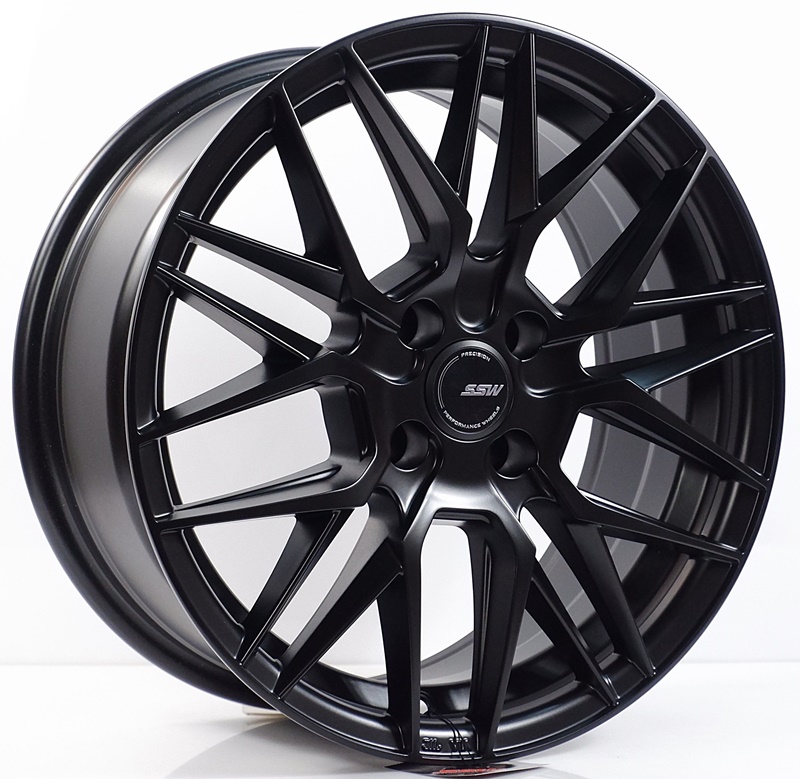 ล้อแม็กใหม่ SSW Vorsteiner S348 4รู100 ET35 ดำด้าน 7-16นิ้ว ล้อแม็ก ล้อแม็กใหม่ SSW Vorsteiner S348 4รู100 ET35 ดำด้าน 7-16นิ้ว