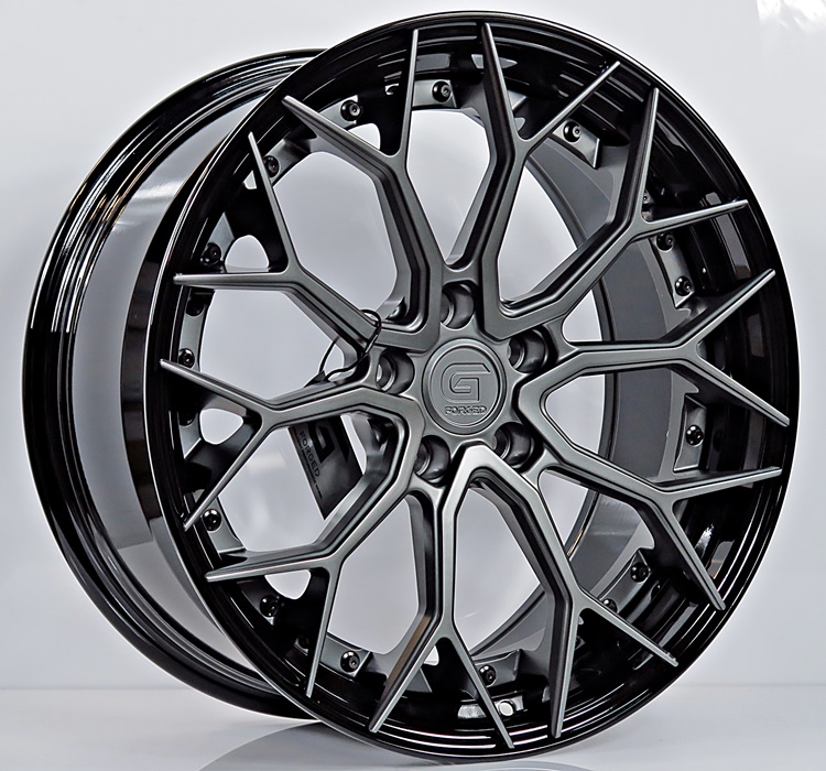 ล้อแม็ก ล้อแม็กแท้2ชิ้น G-Forged GF05 5รู114 สีTitaniumGreymattGlossBlack ET38-40 F8.5 R9.5-19นิ้ว