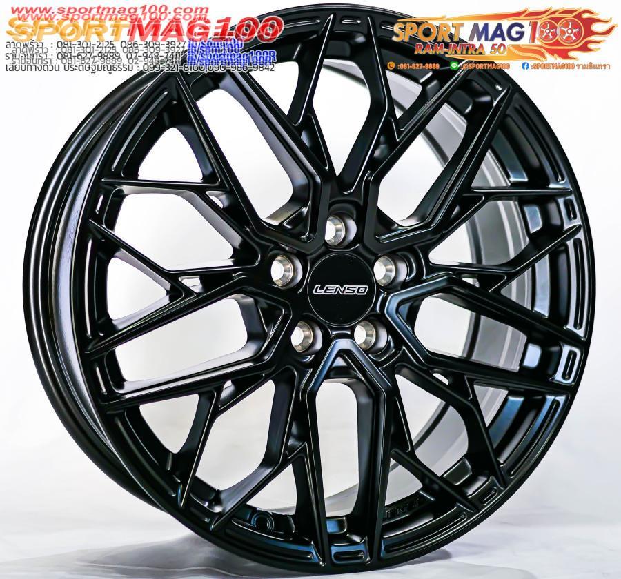 ล้อแม็ก ล้อแม็กซ์ใหม่ LENSO JAV VENTUS 5รู100 ET35 ดำด้าน 8.5-18นิ้ว(สำหรับBeetleตัวแรก)