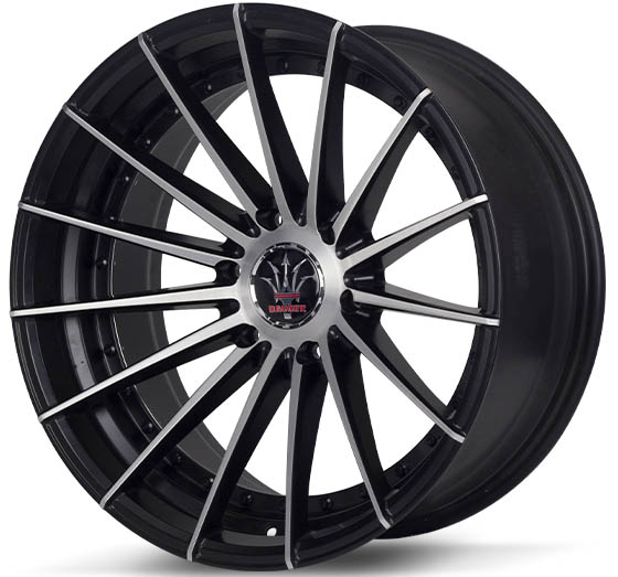 ล้อแม็ก  เฮียสั่งลด ล้อแม็กใหม่ Naya Dagger Metika 6รู139 ET4-0 ดำหน้าเงา F8.5 R9.5-20นิ้ว 