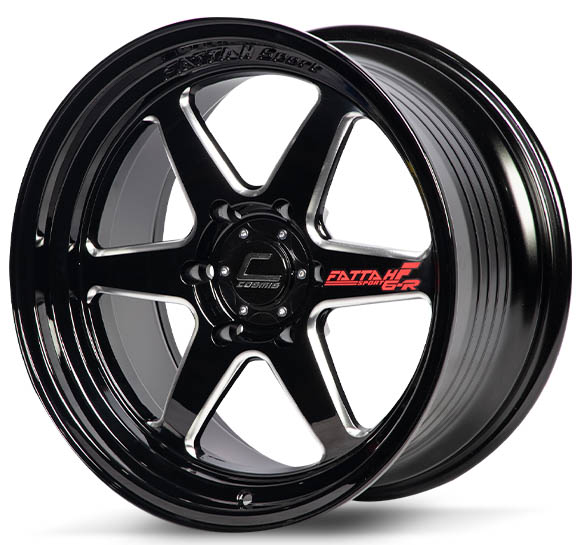 ล้อแม็ก ล้อแม็กใหม่ COSMIS FATTAH F6-R 6รู139 ดำมิลลิ่ง F9.5 R10.5-18นิ้ว