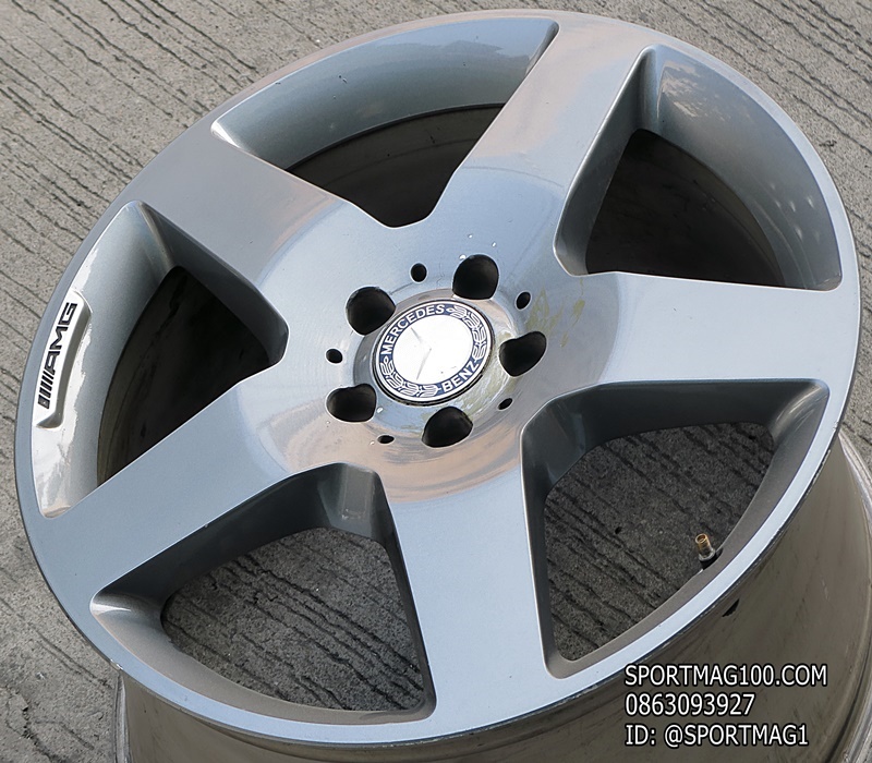 ล้อแม็กมือสองแท้ Benz AMG 5รู112 สีเทา et59 8.5-19นิ้ว(ลาดพร้าว) ล้อแม็ก ล้อแม็กมือสองแท้ Benz AMG 5รู112 สีเทา et59 8.5-19นิ้ว(ลาดพร้าว)