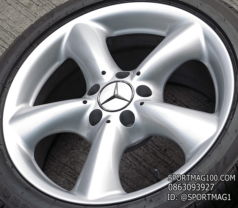 ล้อแม็กมือสองแท้ Benz SLK171 5รู112 ซิลเวอร์ 7.5-17นิ้ว(ลาดพร้าว) ล้อแม็ก ล้อแม็กมือสองแท้ Benz SLK171 5รู112 ซิลเวอร์ 7.5-17นิ้ว(ลาดพร้าว)