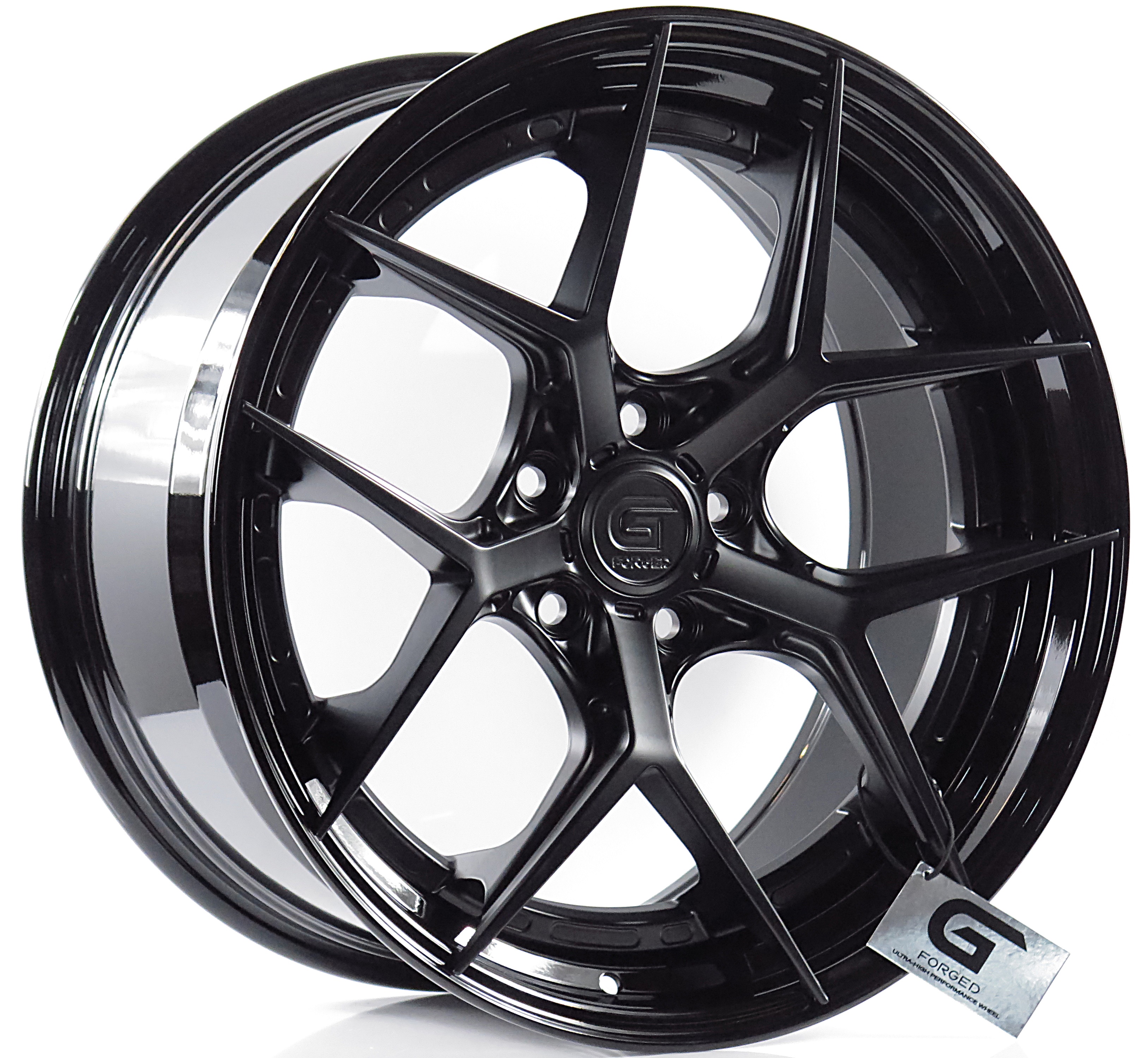 ล้อแม็กแท้2ชิ้น G-Forged GF01 5รู114 สีBlackMatt/GB ET32-40 F8.5 R9.5-19นิ้ว ล้อแม็ก ล้อแม็กแท้2ชิ้น G-Forged GF01 5รู114 สีBlackMatt/GB ET32-40 F8.5 R9.5-19นิ้ว