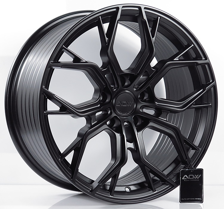 ล้อแม็ก ล้อแม็กใหม่เบา FlowForming FF03 5รู114 ET35 ดำด้าน 8.5-18นิ้ว