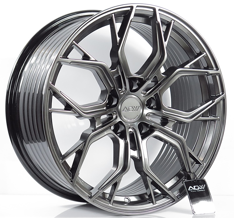 ล้อแม็ก ล้อแม็กใหม่เบา FlowForming FF03 5รู114 ET35 ไฮเปอร์แบล็ค 8.5-18นิ้ว