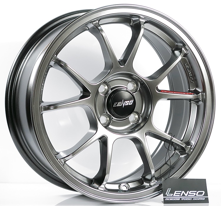 ล้อแม็ก ล้อแม็กใหม่เบา Lenso ProjectD 95G ขอบ16 4รู100  สีไฮเปอร์แบล็ค กว้าง7 Offset 35