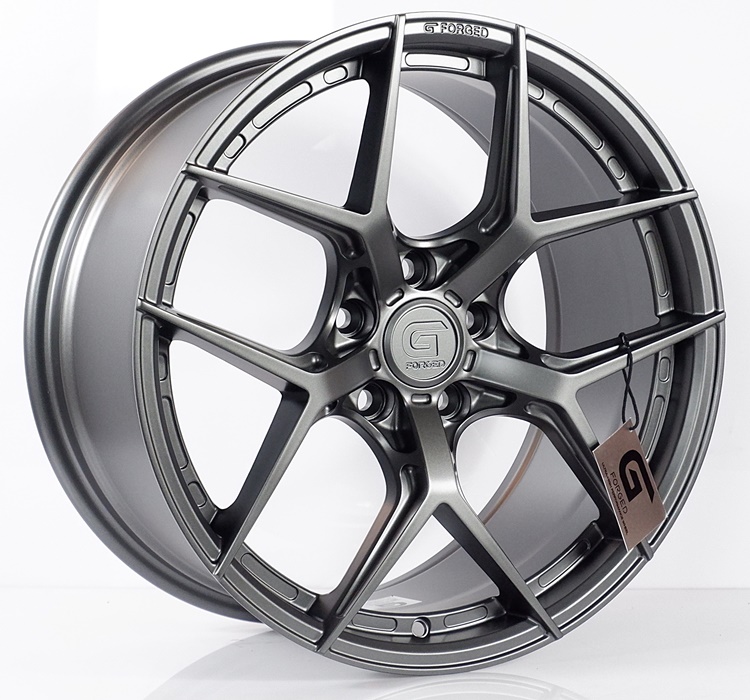 ล้อแม็ก ล้อแม็กแท้ G-Forged GF01M 5รู114 สีTitaniumGreyMatt et35 8.5-18นิ้ว