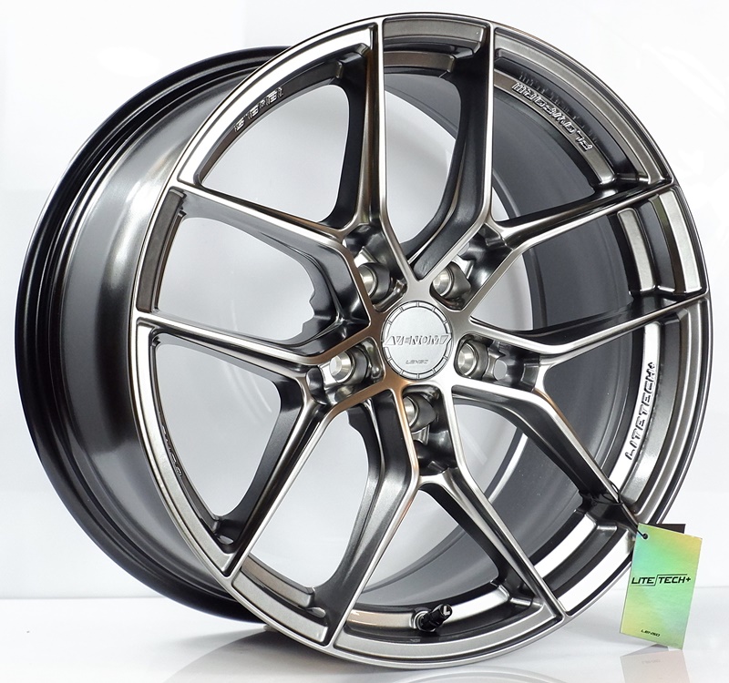 ล้อแม็กใหม่ FlowForming Lenso VENOM V3N LITETECH+ 5รู114 ET35 ไฮเปอร์แบล็ค 8.5-18นิ้ว ล้อแม็ก ล้อแม็กใหม่ FlowForming Lenso VENOM V3N LITETECH+ 5รู114 ET35 ไฮเปอร์แบล็ค 8.5-18นิ้ว