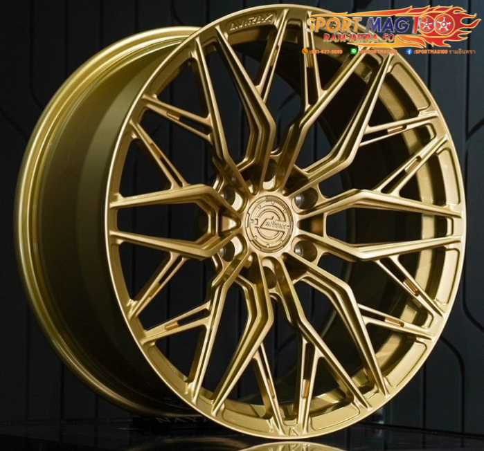 ล้อแม็ก ล้อแม็กใหม่ AVIRAX FORGED GL502 6รู139 ET15 ทอง 9-20นิ้ว