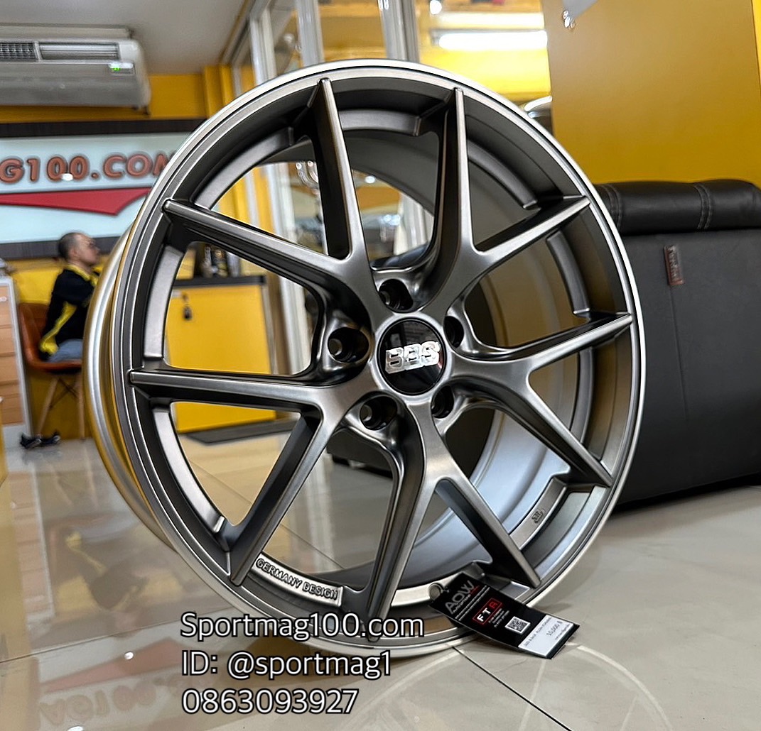 ล้อแม็ก ล้อแม็กใหม่เบาสุดๆ FlowForming CIR 5รู114 ET35 แพลตตินั่มซิลเวอร์ 8.5 -18นิ้ว