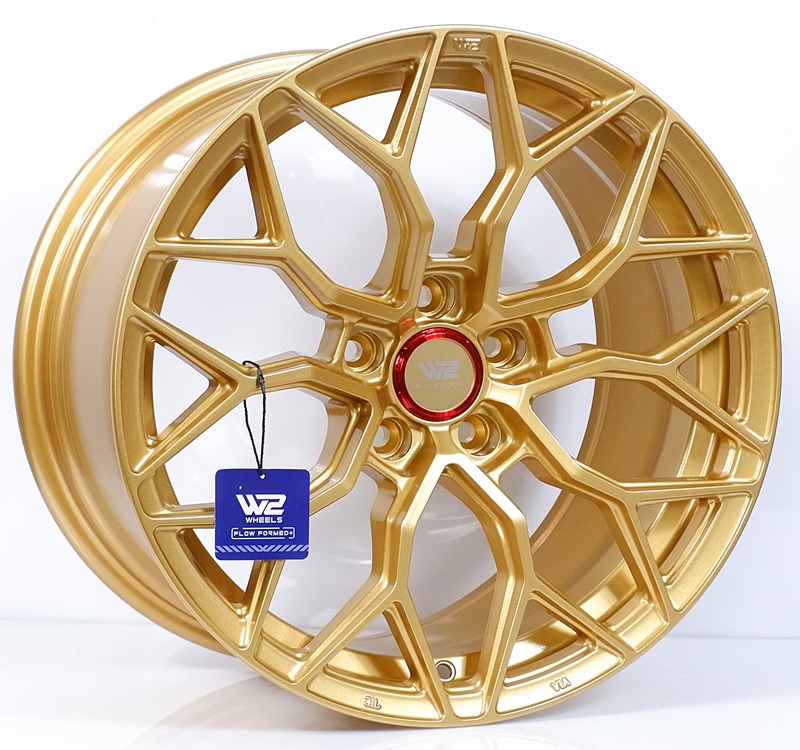 ล้อแม็ก ล้อแม็กใหม่เบา Flowforming WFF-B 5รู112 สีDeepGold ET35 8.5-18นิ้ว
