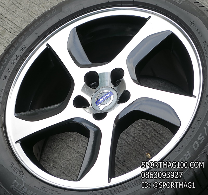 แม็กซ์มือสอง Volvo V60 5รู108 สีดำหน้าเงา 7-17นิ้ว(ลาดพร้าว) ล้อแม็ก แม็กซ์มือสอง Volvo V60 5รู108 สีดำหน้าเงา 7-17นิ้ว(ลาดพร้าว)