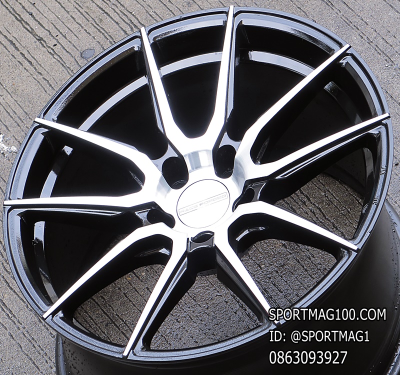 ล้อแม็ก ล้อแม็กมือสอง TAW F102 5รู114 ดำหน้าเงา 8.5-18นิ้ว(ลาดพร้าว)