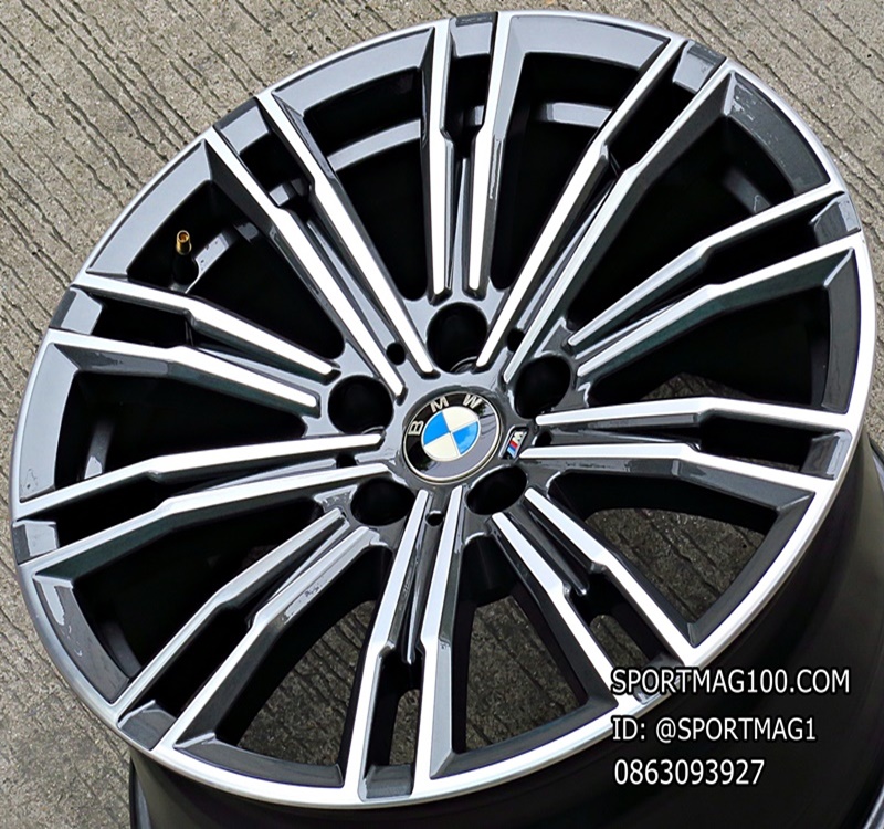 ล้อแม็ก ล้อแม็กมือสองแท้ห้าง BMW 320D M sport 5รู112 กันเมทาลิกหน้าเงา 8-18นิ้ว(ลาดพร้าว)