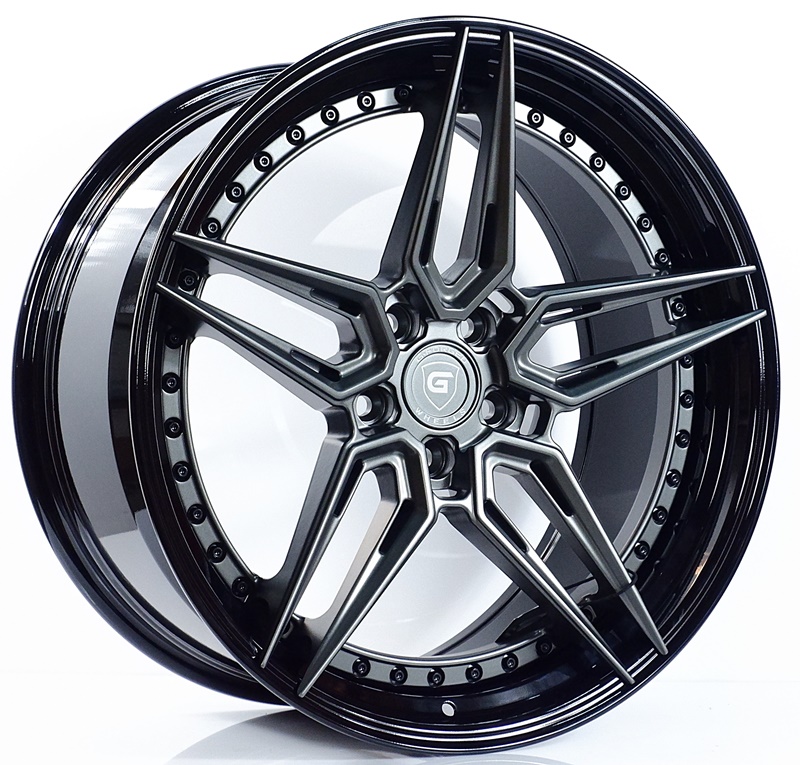ล้อแม็ก ล้อแม็กแท้2ชิ้น G-Forged GF12 5รู112 สีTitaniumGreymatt.GB ET32-40 F8.5 R10-20นิ้ว