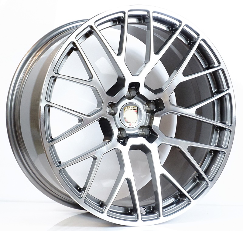 ล้อแม็ก ล้อแม็กเบาสุดFORGED Porshe5019 5รู112 ET26-19 กันเมทาลิกหน้าเงา F9 R10 -20นิ้ว