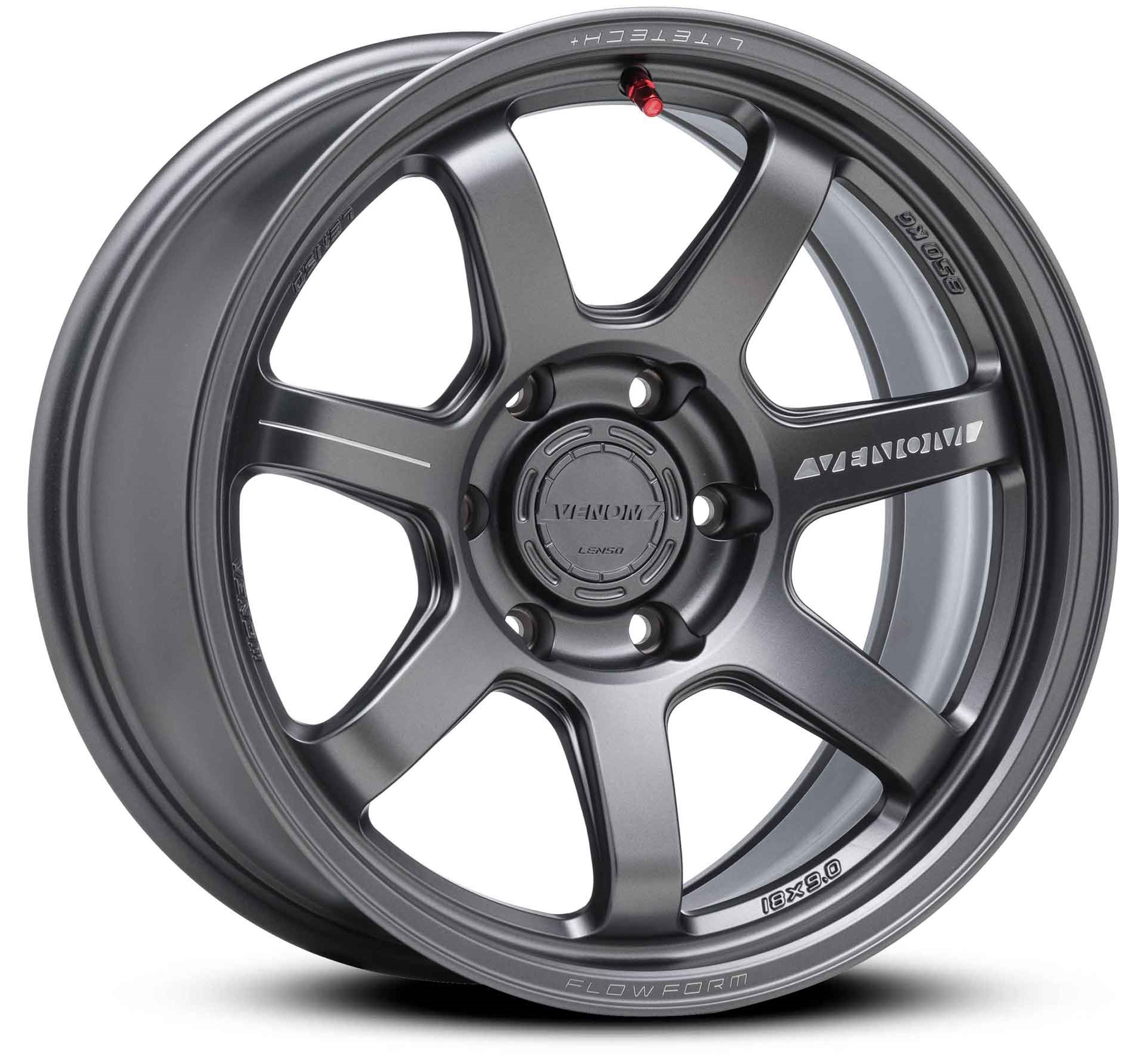ล้อแม็ก ล้อแม็กใหม่ FlowForming Lenso VT7 LITETECH+ 6รู139 เทา ET0  9-18นิ้ว