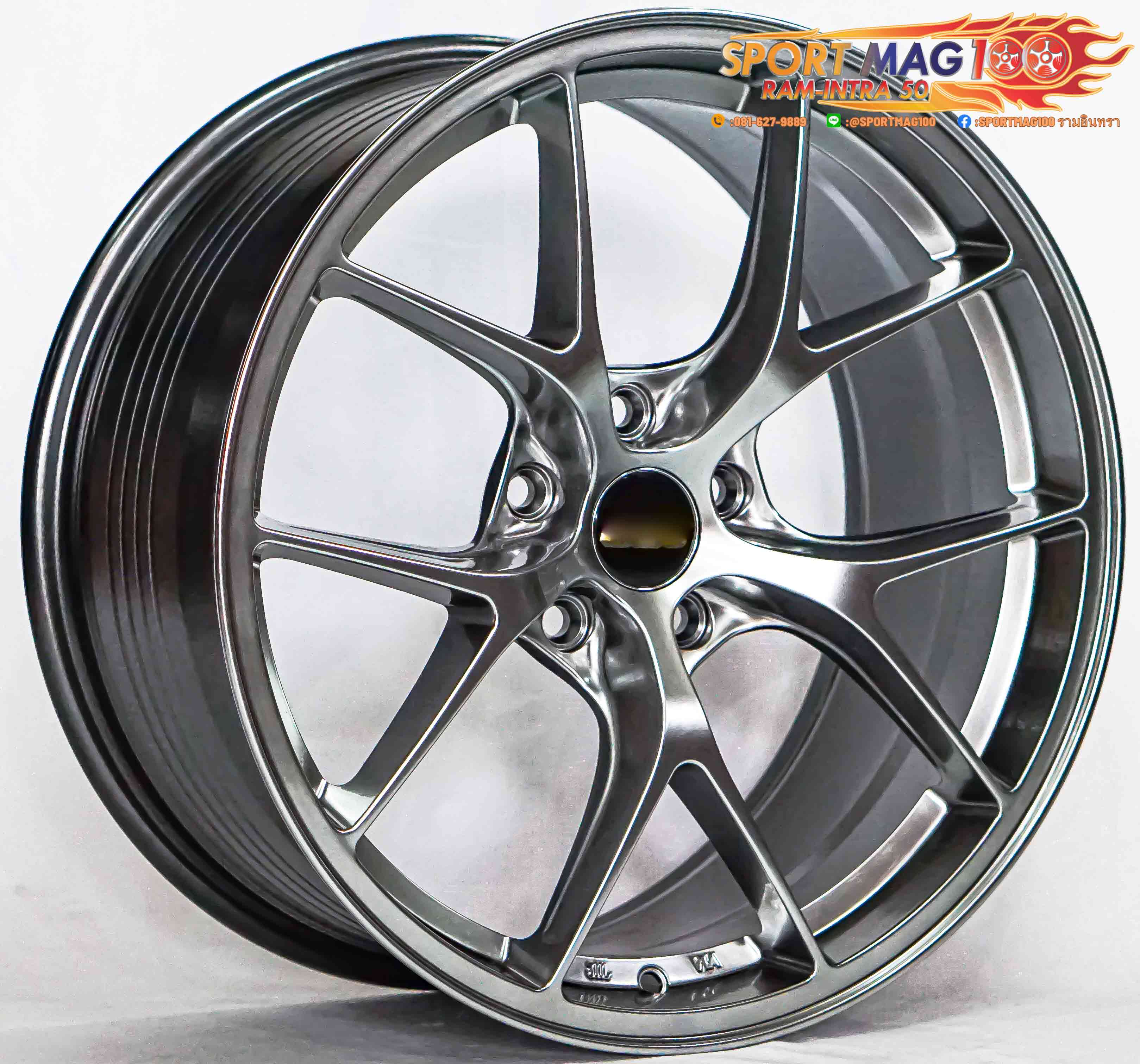 ล้อแม็กใหม่เบา FlowForming RID 5รู112/114 ET35 สีไฮเปอร์ 8.5-18นิ้ว ล้อแม็ก ล้อแม็กใหม่เบา FlowForming RID 5รู112/114 ET35 สีไฮเปอร์ 8.5-18นิ้ว