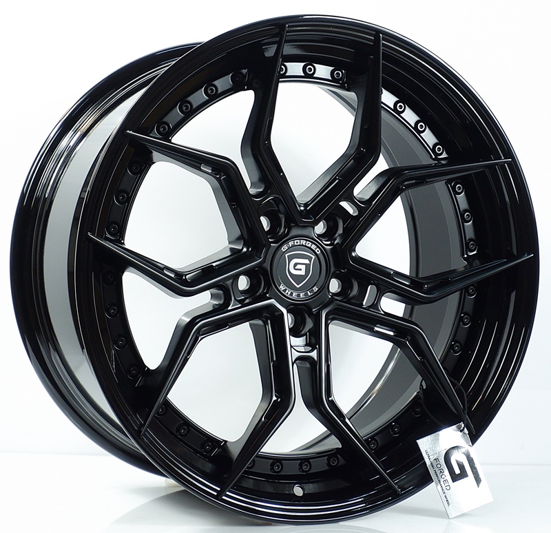 ล้อแม็ก ล้อแม็กแท้2ชิ้น G-Forged GF13 5รู112 สีฺดำด้าน ET32-40 F8.5 R9.5-19นิ้ว