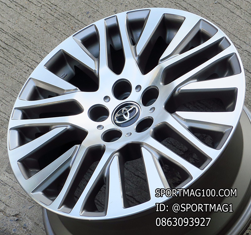 ล้อแม็ก ล้อแม็กมือสอง Toyota Alphard 5รู114 เทาหน้าเงา 7.5-18นิ้ว(ลาดพร้าว)