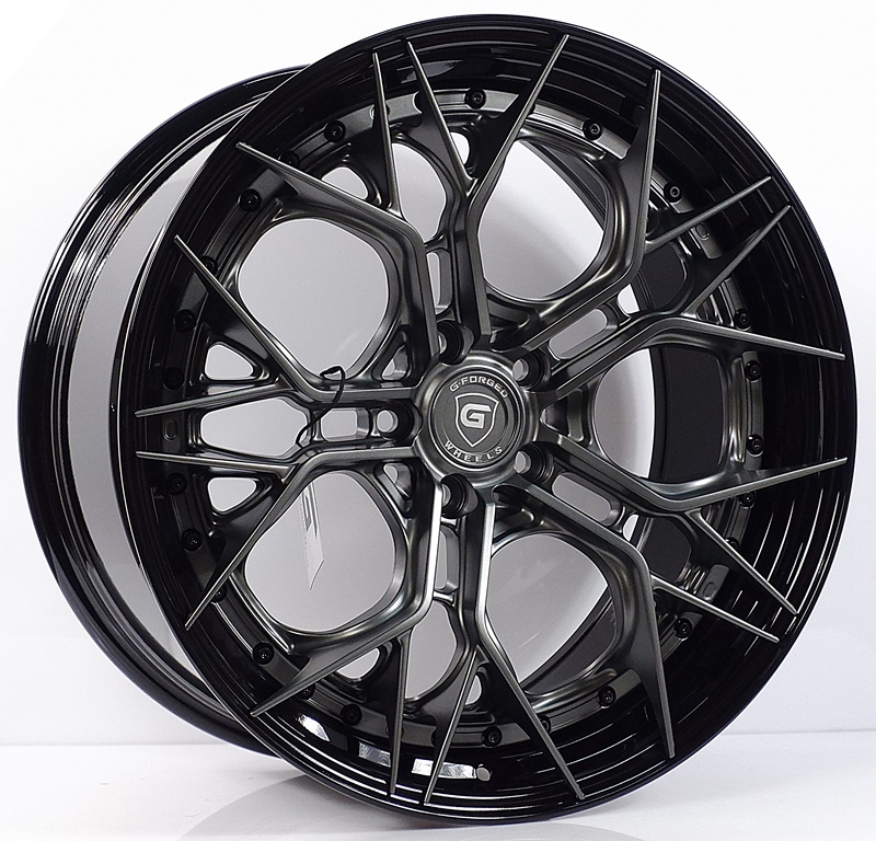 ล้อแม็กแท้2ชิ้น G-Forged GF14 5รู112 สีไทเทเนียมขอบดำ ET32-40 F8.5 R10-20นิ้ว ล้อแม็ก ล้อแม็กแท้2ชิ้น G-Forged GF14 5รู112 สีไทเทเนียมขอบดำ ET32-40 F8.5 R10-20นิ้ว