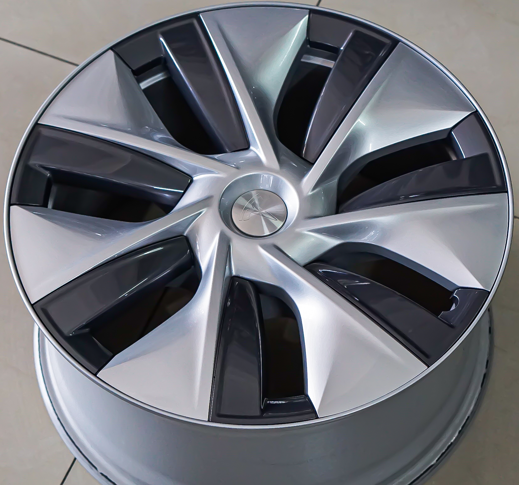 ล้อแม็กติดรถ Tesla ModelY ขอบ19 5รู114 เทาหน้าเงา กว้าง 9.5 Offset45 (รามอินทรา) ล้อแม็ก ล้อแม็กติดรถ Tesla ModelY ขอบ19 5รู114 เทาหน้าเงา กว้าง 9.5 Offset45 (รามอินทรา)